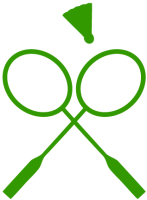 Badmintonrackets_gekruisd_GROEN_PNG Badmintonrackets_gekruisd_GROEN_PNG